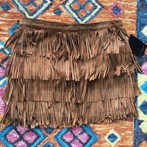Zara Basic Fringe Skirt